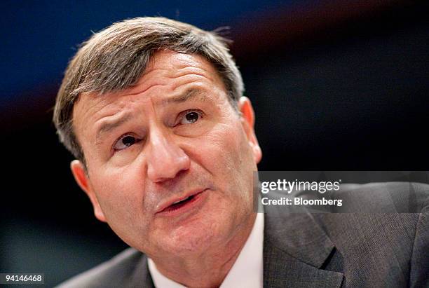 Karl Eikenberry, U.S. Ambassador to Afghanistan, speaks during a House Armed Services Committee hearing in Washington, D.C., U.S., on Tuesday, Dec....