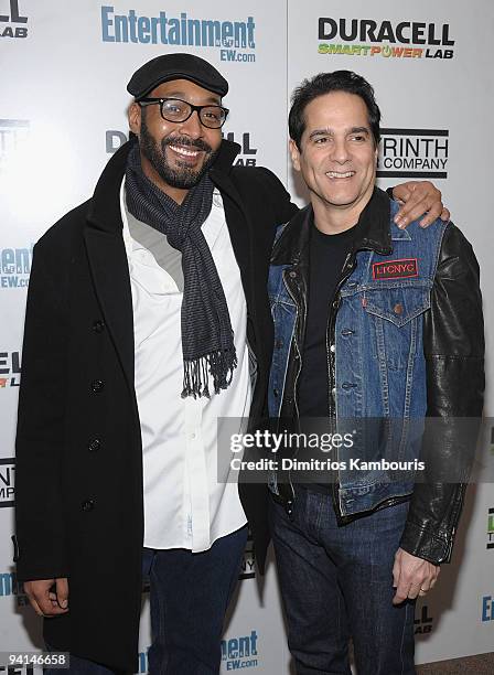 Jesse L. Martin and Yul Vazquez attend LAByrinth Theater Company's 6th Annual Gala Benefit at St. Paul The Apostle Church on December 7, 2009 in New...