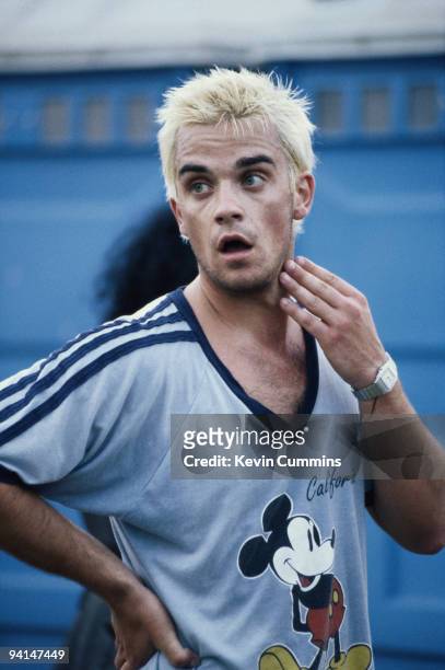 Robbie Williams, Take That, Glastonbury, 1995