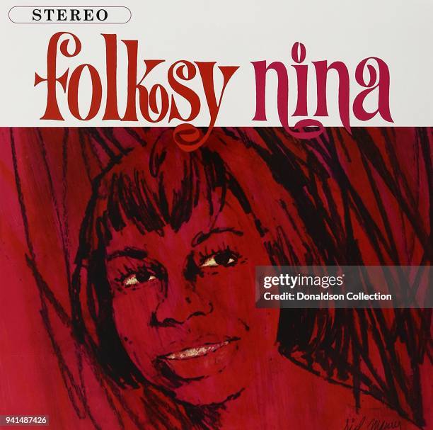 Album cover for Nina Simone "Folksy Nina" which was released in 1964.