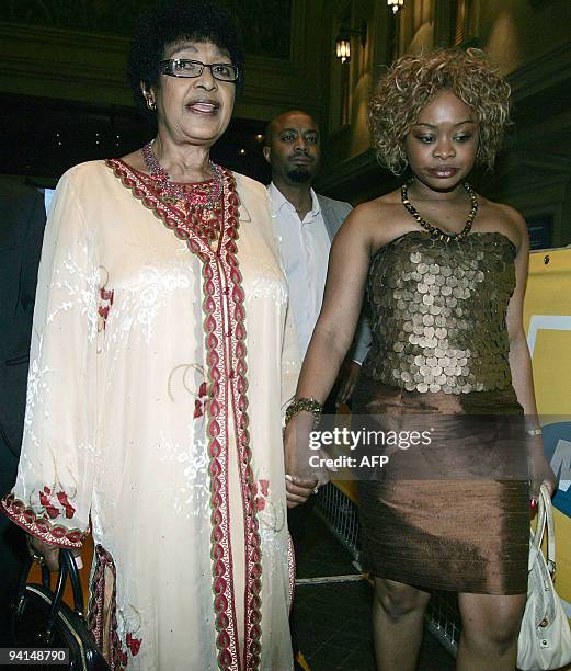 Winnie Mandela , former wife of South African president Nelson Mandela arrives at the premiere of INVICTUS directed by Clint Eastwood on December 8,...