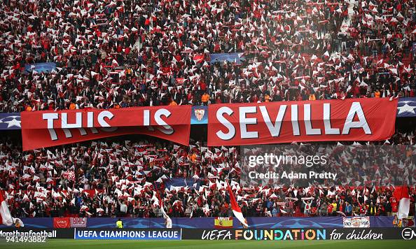 Sevilla FC v Bayern Muenchen - UEFA Champions League Quarter Final Leg One Sevilla FC v Bayern Muenchen - UEFA Champions League Quarter Final Leg One