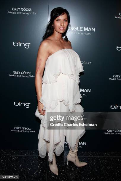 Top Chef" host Padma Lakshmi attends a screening of "A Single Man" hosted by the Cinema Society and Tom Ford at The Museum of Modern Art on December...