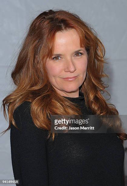 Actress Lea Thompson arrives at the premiere of Paramount Pictures' 'The Lovely Bones' at Grauman's Chinese Theatre on December 7, 2009 in Hollywood,...