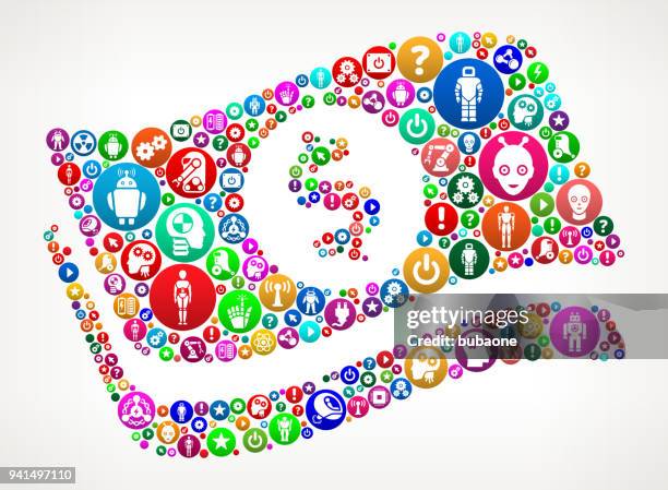 dollar bills vector icon pattern background - powered exoskeleton stock illustrations