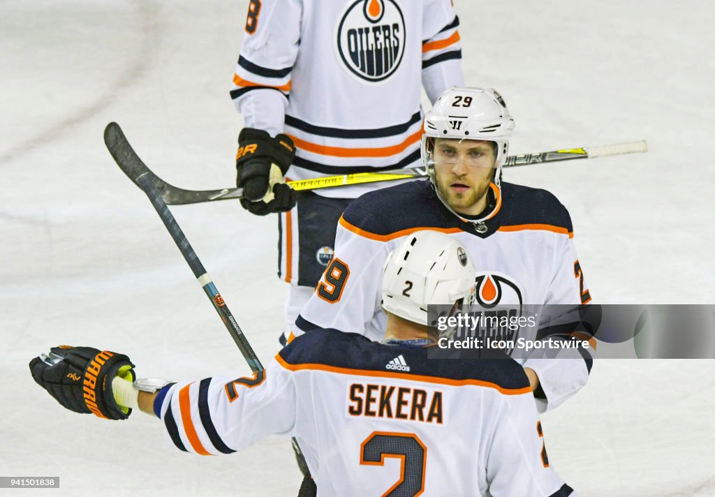 NHL: MAR 31 Oilers at Flames