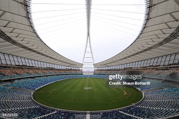 General view of the Moses Mabhida Stadium during the FIFA 2010 World News Agency Tour in Durban, South Africa.