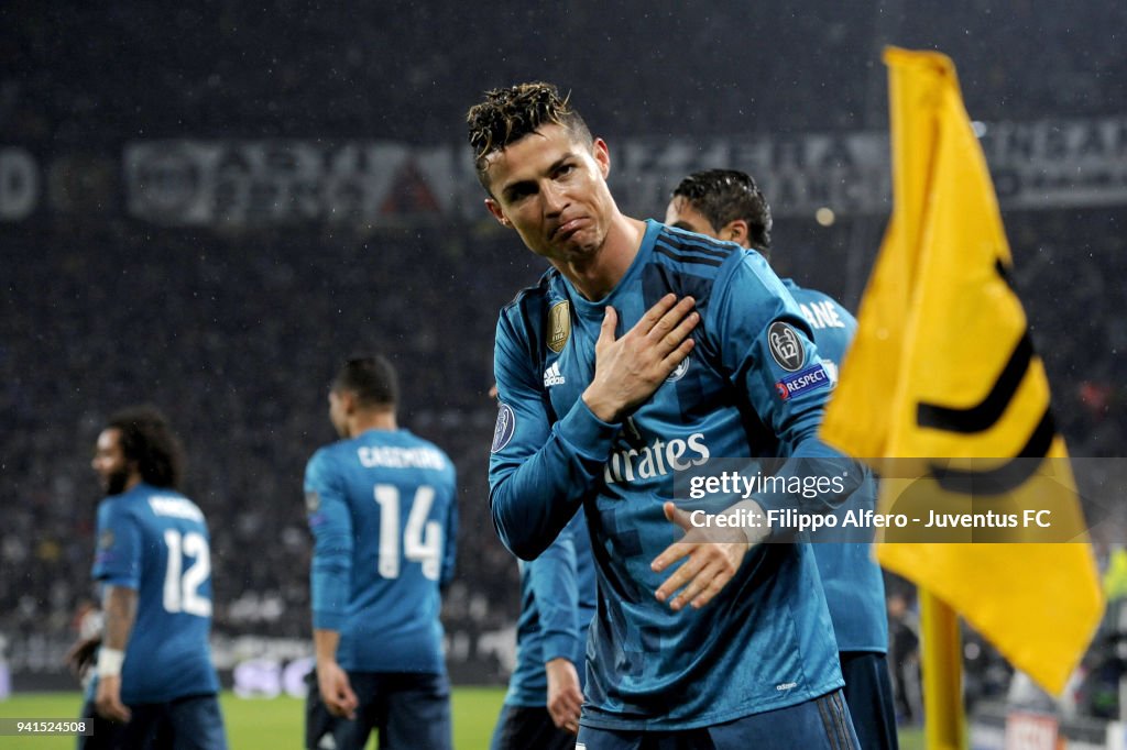 Juventus v Real Madrid - UEFA Champions League Quarter Final Leg One