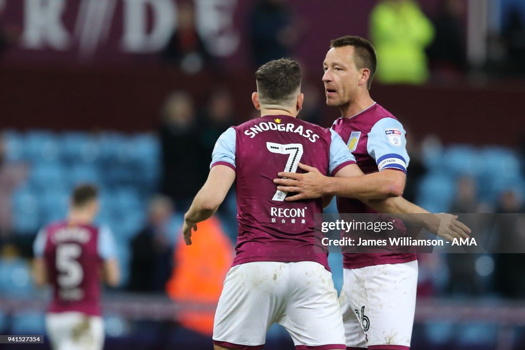 Aston Villa v Reading - Sky Bet Championship