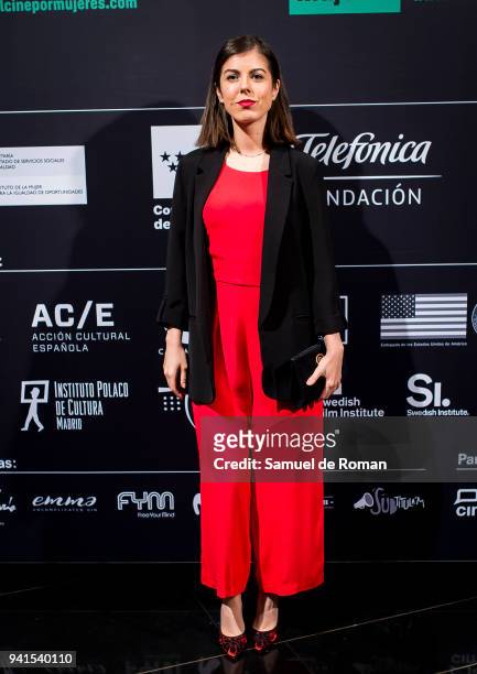 Alba Messa attends 'Cine Por Mujeres' Festival Presentation on April 3, 2018 in Madrid, Spain.