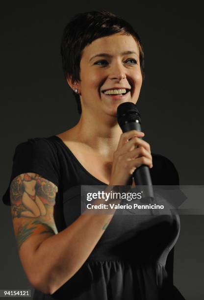 Diablo Cody attends "Jennifer's Body" presentation during the XIX Edition Courmayeur Noir In Festival on December 8, 2009 in Courmayer, near Aosta,...