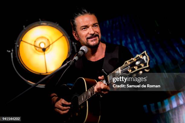 Ricardo Arjona presents his European Tour on April 3, 2018 in Madrid, Spain.