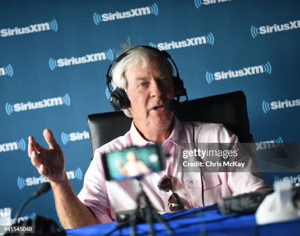 Ben Crenshaw hosts his SiriusXM PGA Tour Radio Show live from The Masters on April 3, 2018 in Augusta, Georgia.