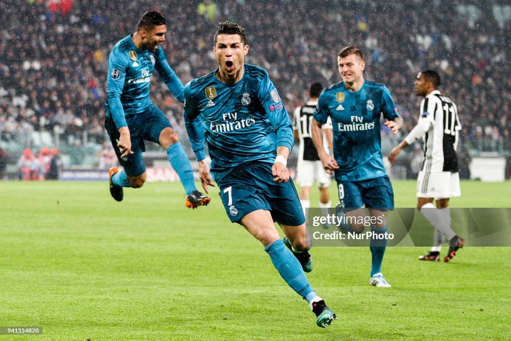 Juventus v Real Madrid - UEFA Champions League Quarter Final Leg One