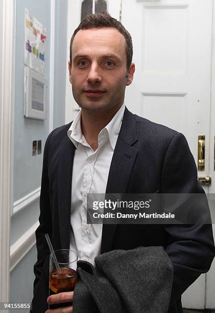 Actor Andrew Lincoln attends a book launch for Cambridge Jones hoested by The Prince's Trust at Home House on December 8, 2009 in London, England.