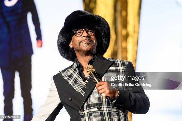 Comedian Katt Williams performs during the 11:11 RNS World Tour at UNO Lakefront Arena on March 31, 2018 in New Orleans, Louisiana.