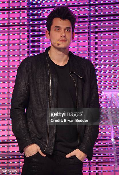 Musician John Mayer the launch of VEVO, the world's premiere destination for premium music video and entertainmentat Skylight Studio on December 8,...