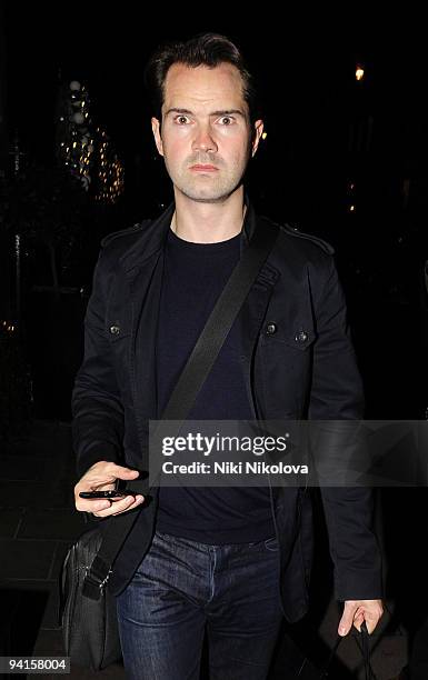 Comedian Jimmy Carr is seen on December 8, 2009 in London, England.