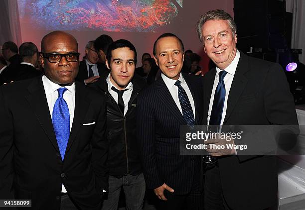 Chairman and CEO of Island Def Jam Music Group L.A. Reid, musician Pete Wentz, music executive Tommy Mottola and CEO of Sony Music Entertainment &...