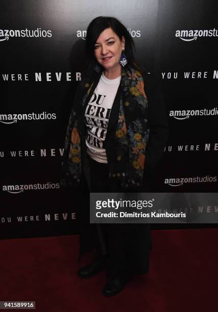 Director Lynne Ramsay attends "You Were Never Really Here" New York Premiere at Metrograph on April 3, 2018 in New York City.