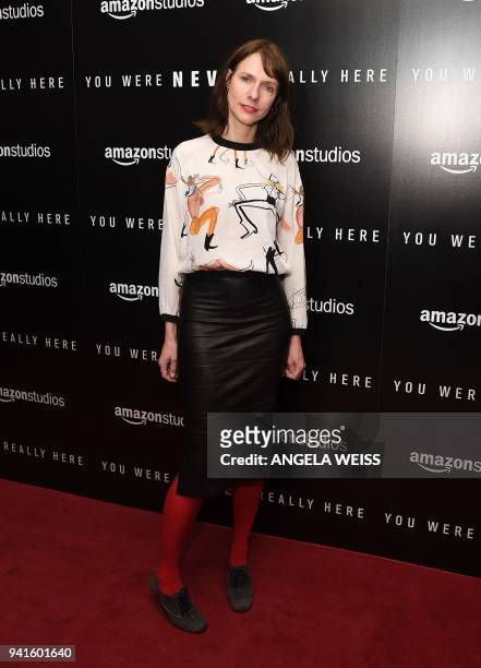 Dolly Wells attends the New York special screening of Amazon Studios' "You Were Never Really Here" at Metrograph on April 3, 2018 in New York City. /...