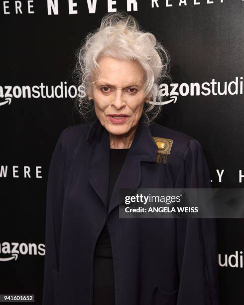 Judith Roberts attends the New York special screening of Amazon Studios' "You Were Never Really Here" at Metrograph on April 3, 2018 in New York...