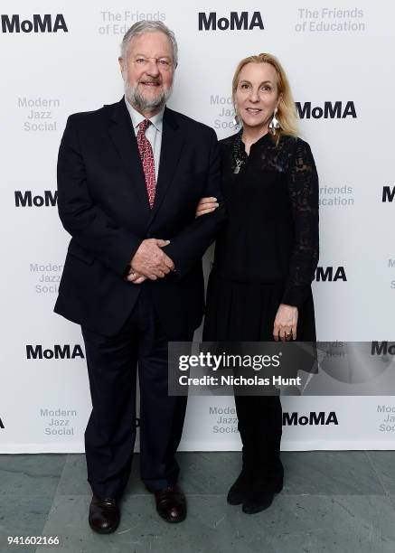 David Rockefeller Jr and Susan Cohn Rockefeller attends the 2018 Modern Jazz Social at Museum of Modern Art on April 3, 2018 in New York City.