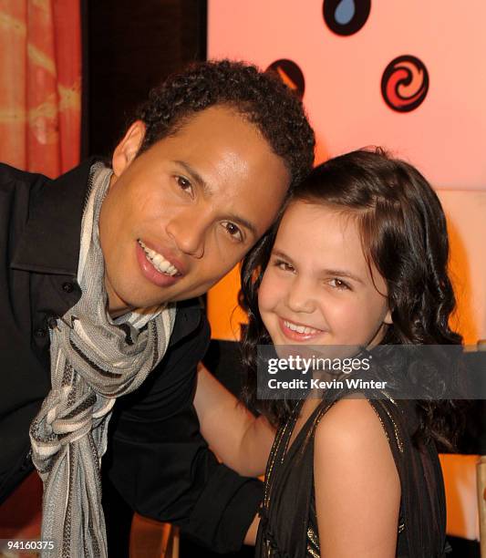 Quddus and actress Bailee Madison attend the 2nd annual Golden Globes party saluting young Hollywood held at Nobu Los Angeles on December 8, 2009 in...