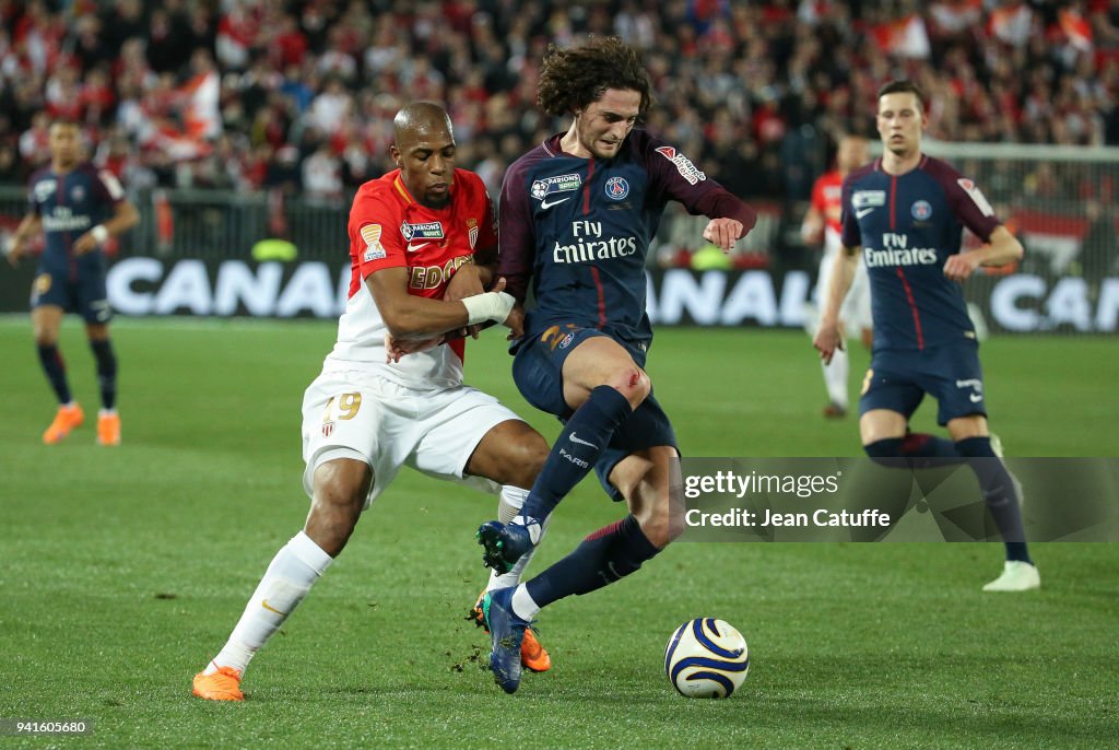 Paris Saint-Germain v AS Monaco - League Cup Final
