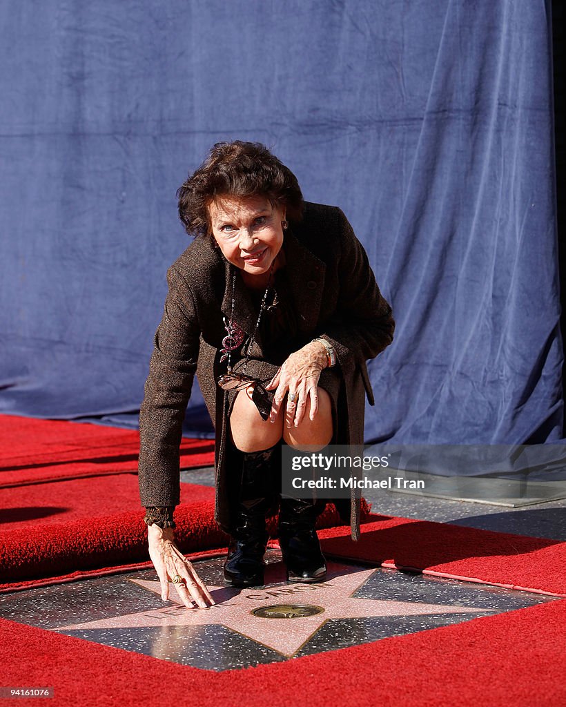 Actress Leslie Caron Honored With Star On Hollywood Walk Of Fame