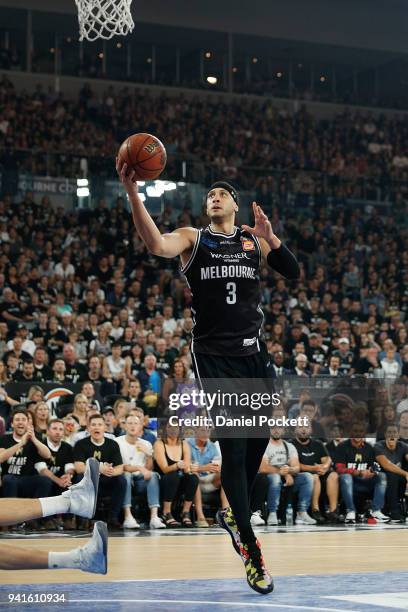 Melbourne United head coach Dean Vickerman reacts during game five of the NBL Grand Final series between Melbourne United and the Adelaide 36ers at...
