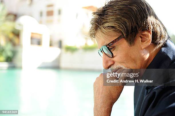 Actor Amitabh Bachchan during a portrait session on day one of the 6th Annual Dubai International Film Festival held at the Madinat Jumeriah Complex...