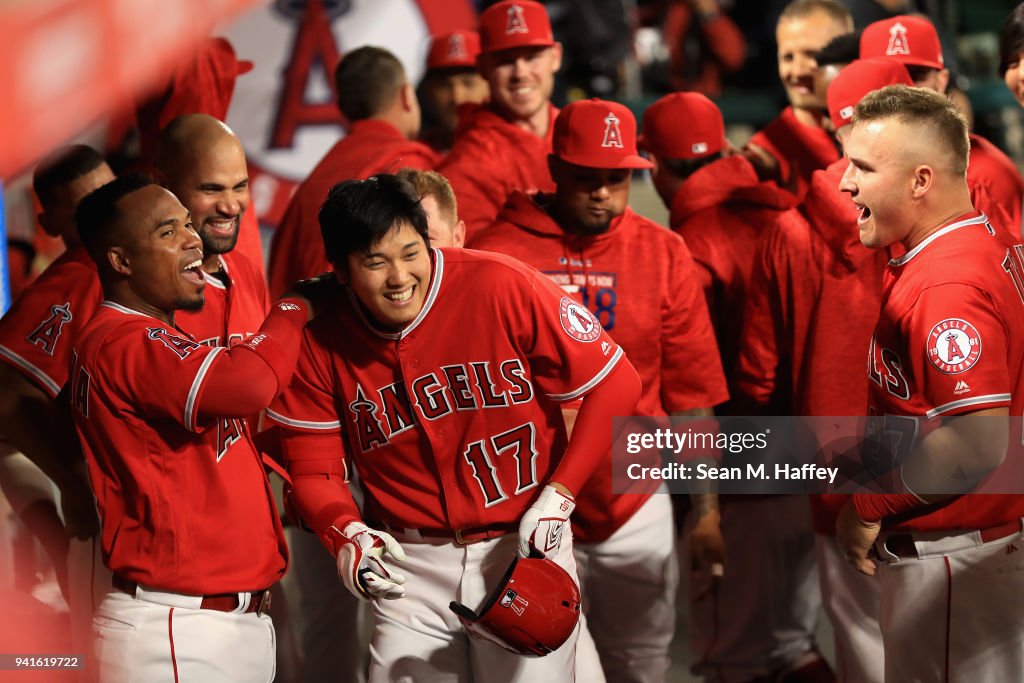 Cleveland Indians  v Los Angeles Angels of Anaheim