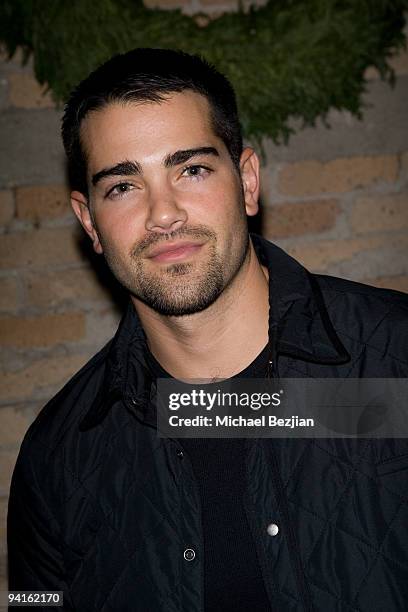 Actor Jesse Metcalfe attends the Chris McMillan Salon holiday party by EMC/BOWERY on December 8, 2009 in Los Angeles, California.