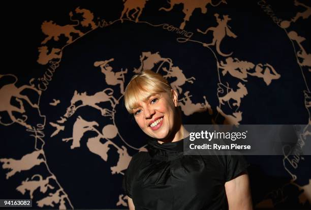 Designer Catherine Martin poses as she hosts a Designer Rugs cocktail evening at their Edgecliff showroom on December 9, 2009 in Sydney, Australia.