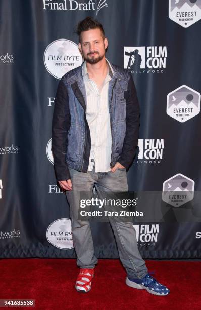 Actor/Producer David Rountree attends Film Con Hollywood at Los Angeles Convention Center on March 24, 2018 in Los Angeles, California.