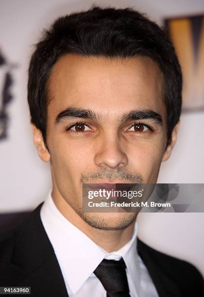 Actor Shalim Ortiz attends The Creative Coalition's Spotlight Initiative at the On Sunset Restaurant, Luxe Hotel on December 8, 2009 in Los Angeles,...