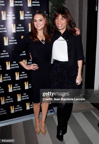 Rachael Leigh Cook arrives to The Creative Coalition's "Spotlight Initiative: The Fifty Dinner" held at On Sunset Restaurant, Luxe Hotel on December...