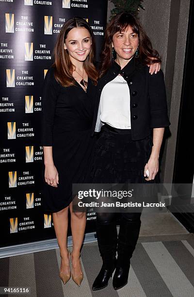 Rachael Leigh Cook arrives to The Creative Coalition's "Spotlight Initiative: The Fifty Dinner" held at On Sunset Restaurant, Luxe Hotel on December...