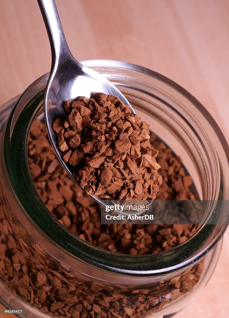Instant Coffee and Spoon