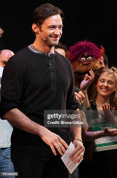 Hugh Jackman accepts his top fundraising award for raising 1.5 million dollars from "A Steady Rain" and setting a record at The 2009 Broadway...