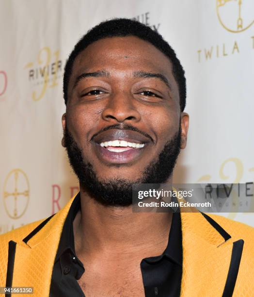 Zackary Momoh attends Regard Magazine Spring 2018 Cover Unveiling Party presented by Sony Studios featuring the cast of "The Oath" on Crackle at...