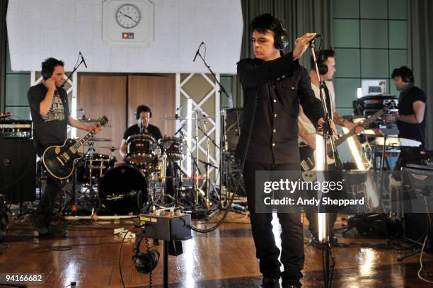 Gary Numan performs on stage for BBC Radio 6 Music at BBC Maida Vale Studios on December 7, 2009 in London, England.