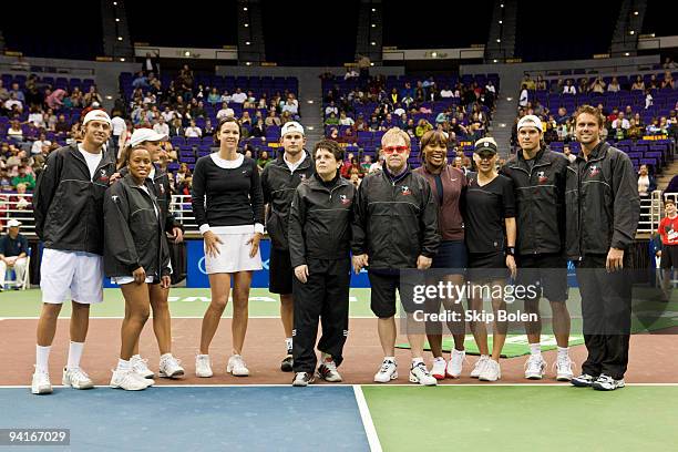 Devin Britton, Chanda Rubin, Liezel Huber, Lindsay Davenport, Andy Roddick, Billie Jean King, Elton John, Serena Williams, Anna Kournikova, Tommy...