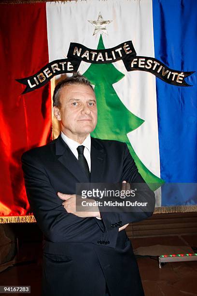 Jean Charles de Castelbajac attends the Designers Christmas Trees Charity Auction For Carla Bruni Foundation on December 8, 2009 in Paris, France.