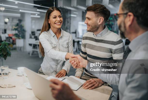 it is done then, we have a deal! - customer success stock pictures, royalty-free photos & images