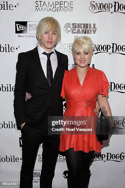 Kelly Osbourne and Luke Worrall attend the Famous Stars and Straps 10th Anniversary and Snoop Dogg's 10th album release "Malice N Wonderland" party...