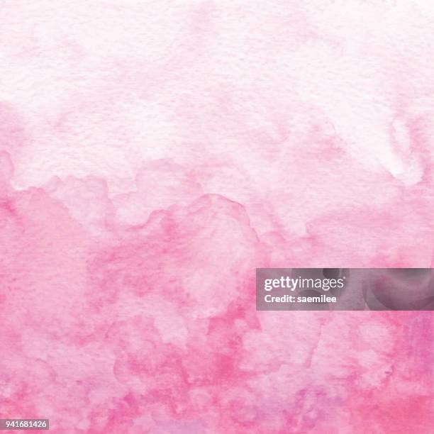 ilustrações de stock, clip art, desenhos animados e ícones de watercolor pink gradient backdrop - ombré