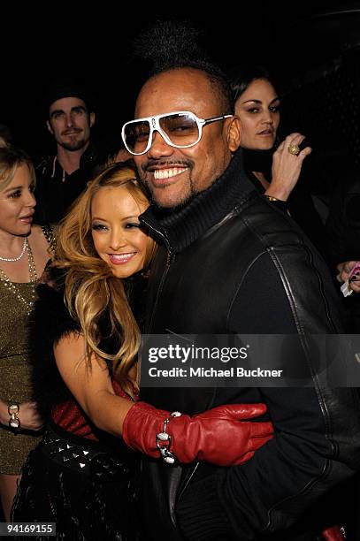 Personality Tila Tequila and musician apl.de.ap of The Black Eyed Peas attend the party to celebrate Famous Stars & Straps 10-year anniversary and...