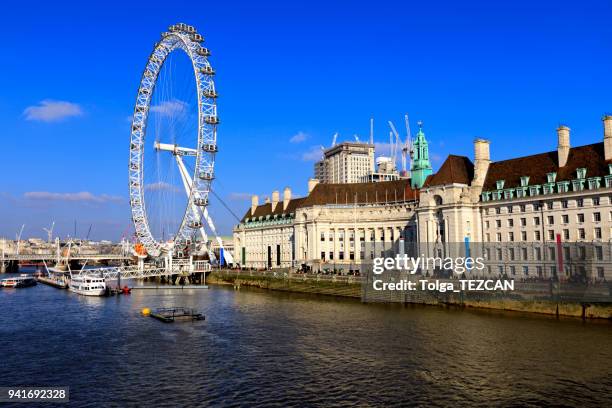 london eye - ferry wheel stock pictures, royalty-free photos & images